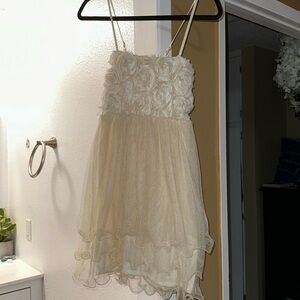 Lace Tulle Babydoll Dress
